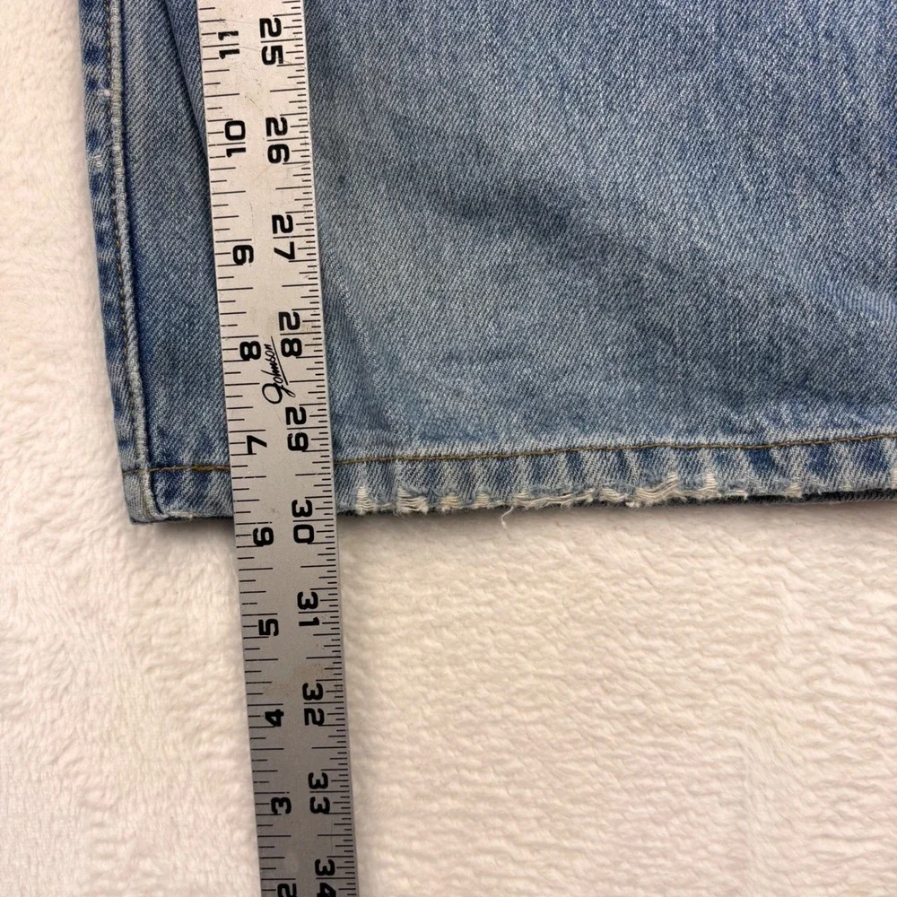 Levis 501 Mens 38x30 Medium Wash Faded Y2K distressed Loose fit CB4-29